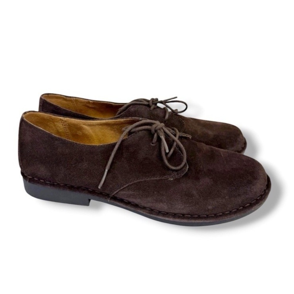 Natural Soul By Naturalizer Jive Women's Brown Suede Shoes Size 11 With Box Fall